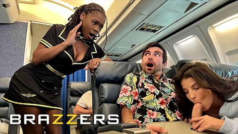 la sirena 69 brazzers with flight attendant
