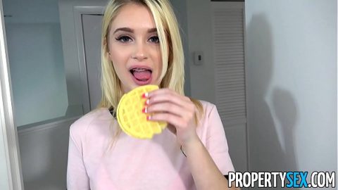 blonde teen fucks her helping mom porn